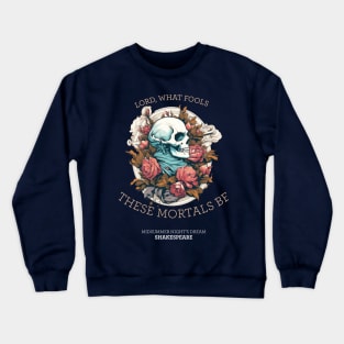 Shakespeare bookish literature poet Crewneck Sweatshirt